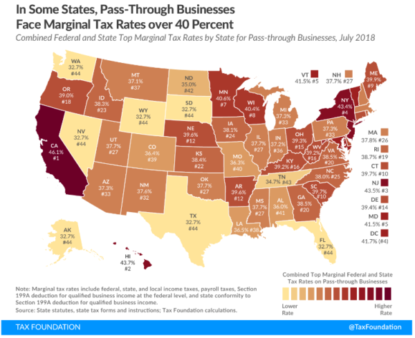 Tax Foundation Needs to Fix Their Map - The S Corporation Association